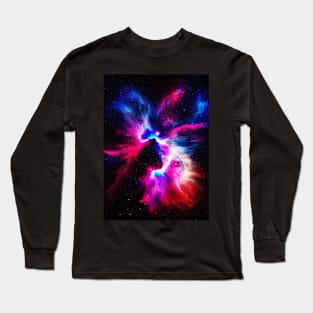 Vibrant Nebula Mirage Long Sleeve T-Shirt